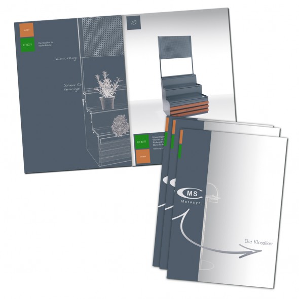 abraxis Grafikdesign: Beispiel Broschüren, CMS Metasys